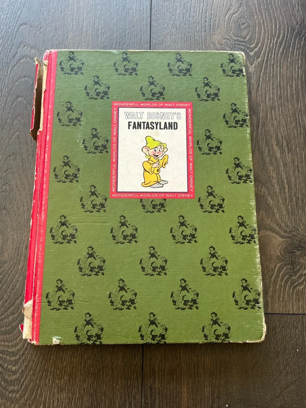 Vintage 1965 The Wonderful Worlds of Walt Disney Children's Book Set